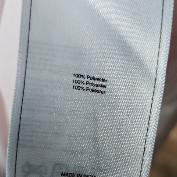 Roxy Pink & White Sleeveless Faux Retro Button-Front Dress L - Picture 13 of 14